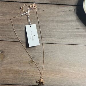 kate spade Gold Elephant Necklace